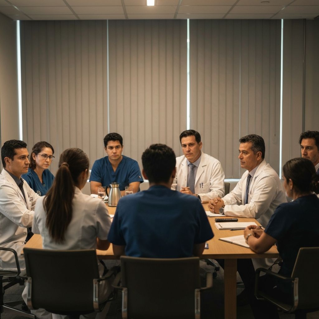 Reunion del sindicato de trabajadores de la salud
